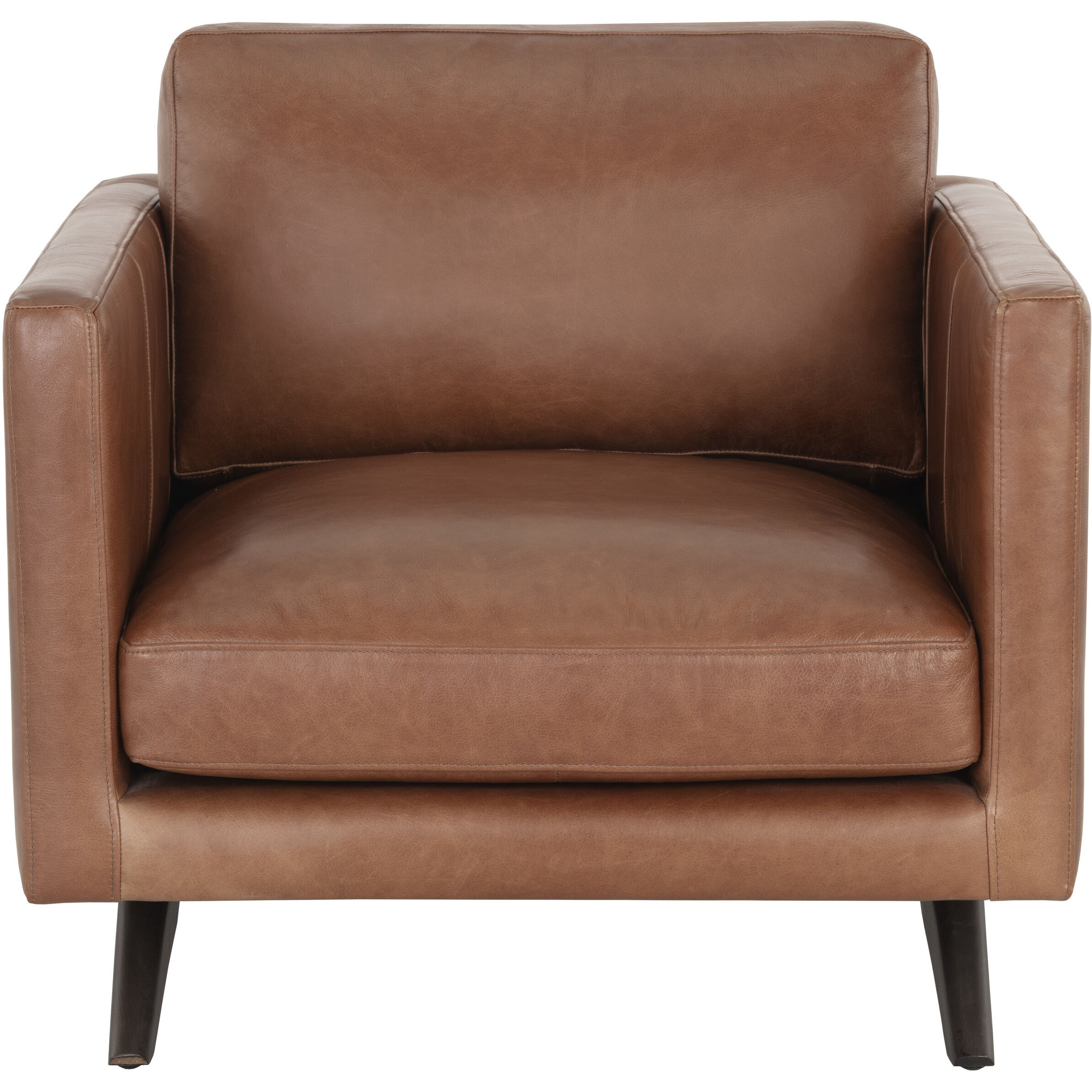 Rogers Shalimar Tobacco Leather Armchair